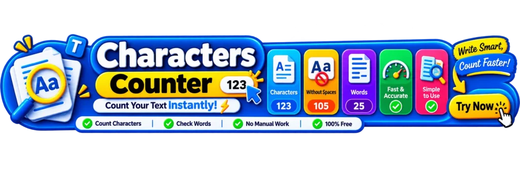 characters counter words counter