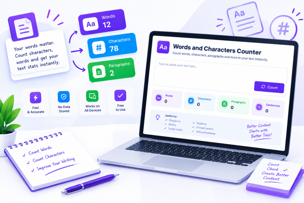 Words and Characters Counter Tool